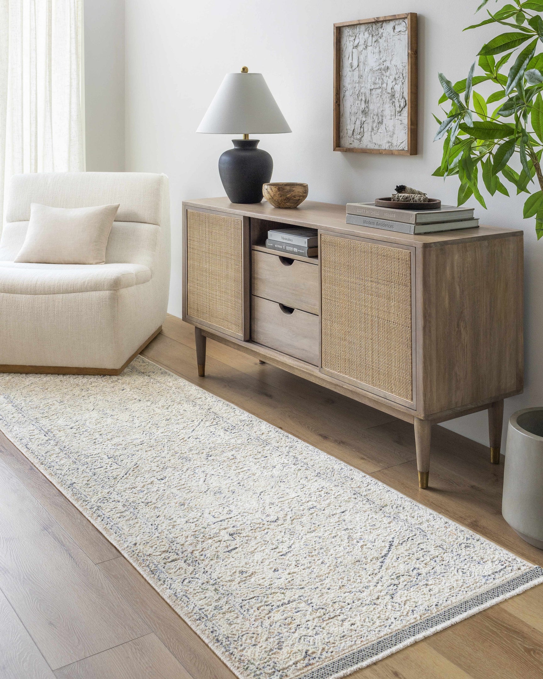 Charo Dusty Sage Area Rug - Ornate Home