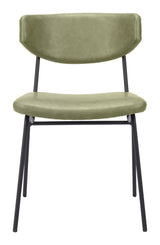 Charon Green Dining Chair (Set of 2)