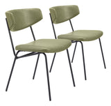 Charon Green Dining Chair (Set of 2)