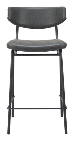 Charon Vintage Black Counter Stool (Set of 2) - Ornate Home