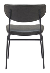 Charon Vintage Black Dining Chair (Set of 2) - Ornate Home