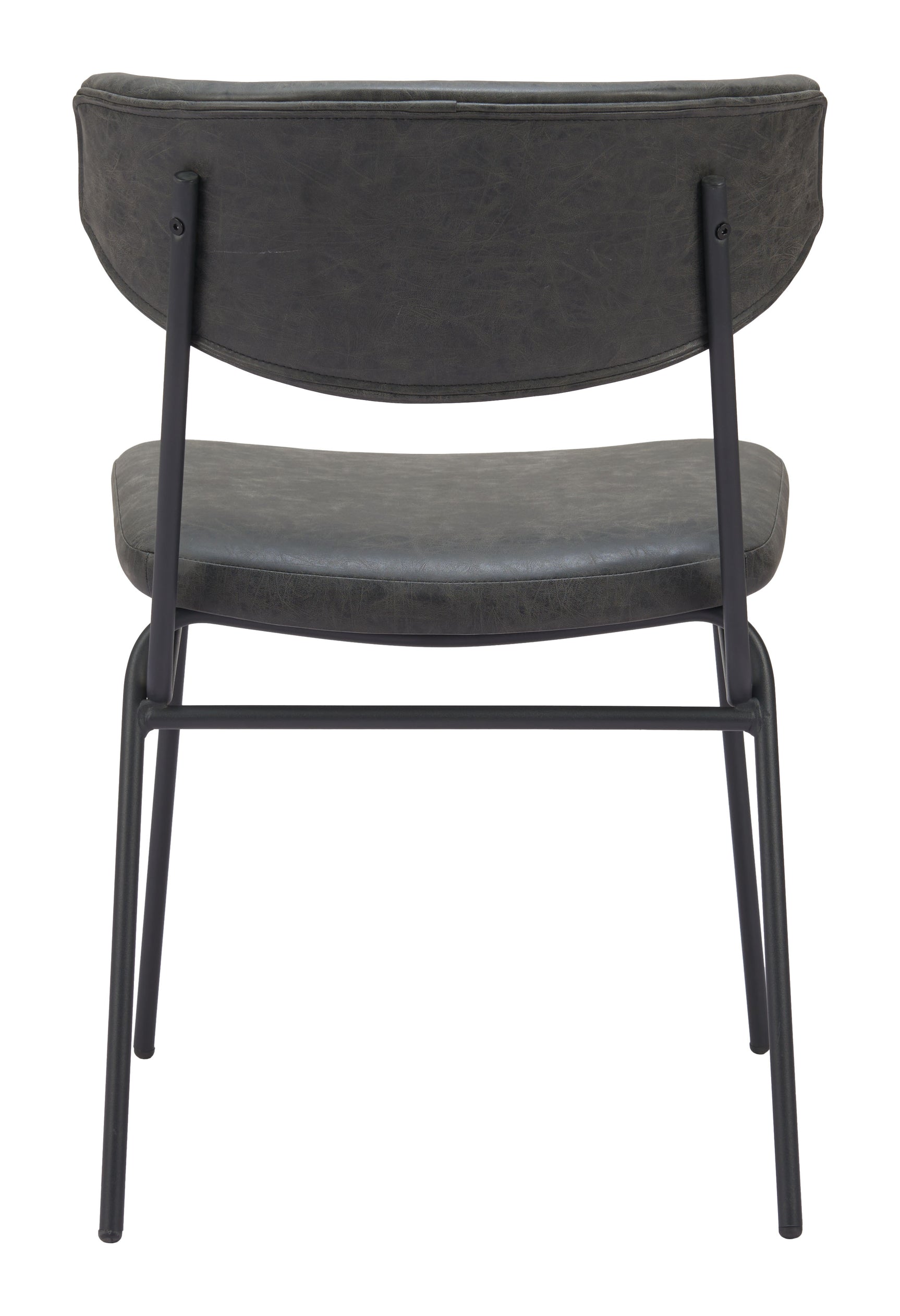 Charon Vintage Black Dining Chair (Set of 2) - Ornate Home