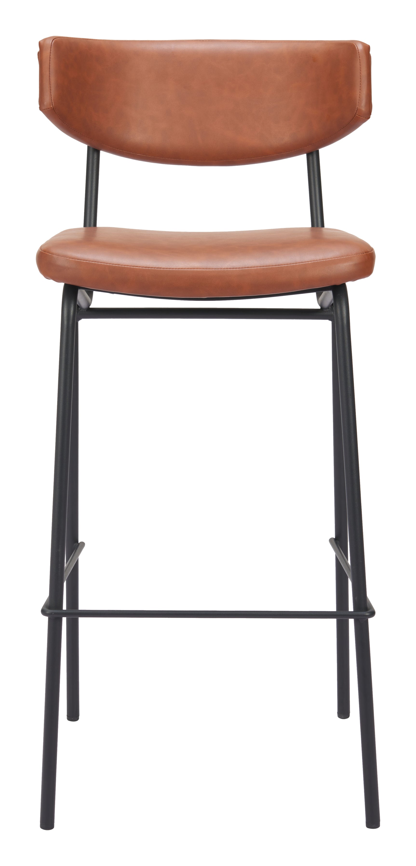 Charon Vintage Brown Barstool (Set of 2) - Ornate Home