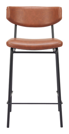 Charon Vintage Brown Counter Stool (Set of 2) - Ornate Home