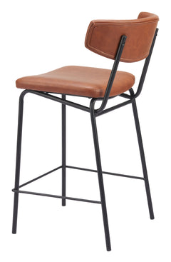 Charon Vintage Brown Counter Stool (Set of 2) - Ornate Home