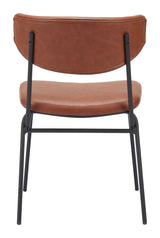 Charon Vintage Brown Dining Chair (Set of 2) - Ornate Home