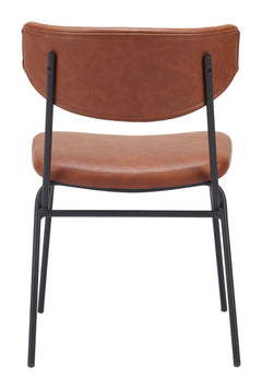 Charon Vintage Brown Dining Chair (Set of 2) - Ornate Home