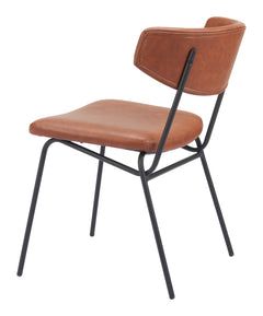 Charon Vintage Brown Dining Chair (Set of 2) - Ornate Home