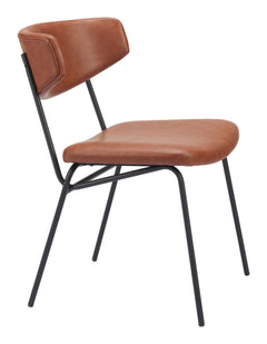 Charon Vintage Brown Dining Chair (Set of 2) - Ornate Home