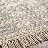 Chars Wool Rug with Tassels - Clearance - Ornate Home