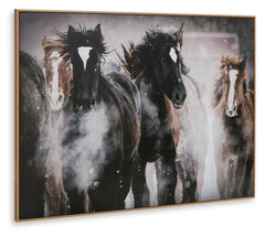 Chaseburn Brown/Black/White Wall Art - Ornate Home