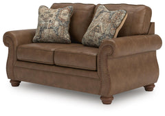 Chasemore Earth Queen Sofa Sleeper and Loveseat - Ornate Home