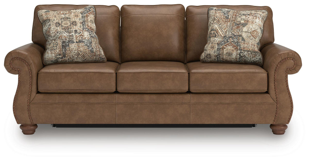 Chasemore Earth Queen Sofa Sleeper and Loveseat - Ornate Home