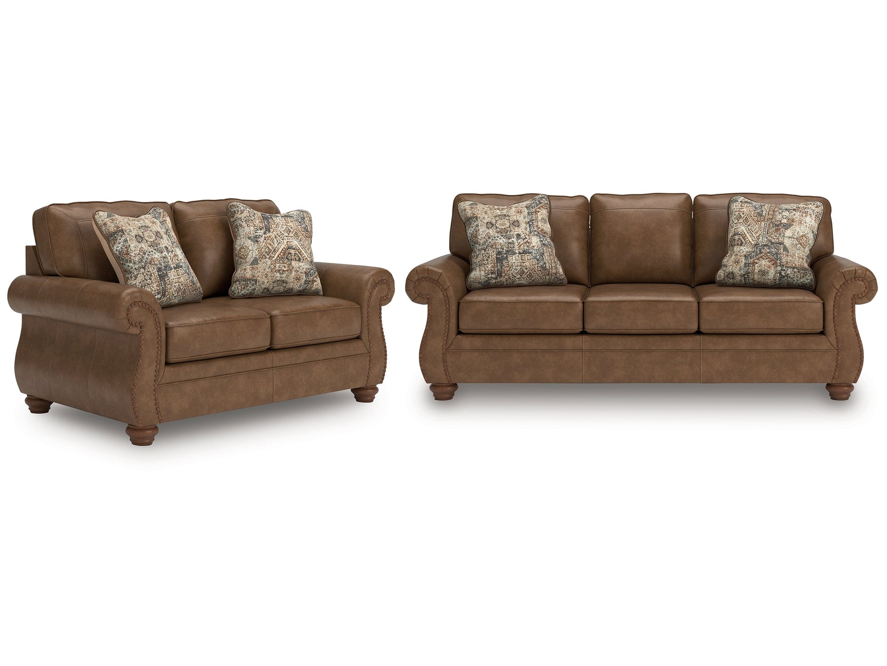 Chasemore Earth Sofa and Loveseat - Ornate Home