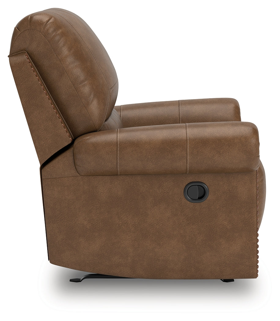 Chasemore Earth Swivel Glider Recliner (Online Special Price) - Ornate Home