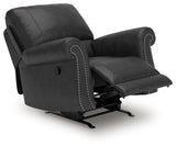 Chasemore Granite Swivel Glider Recliner - Ornate Home