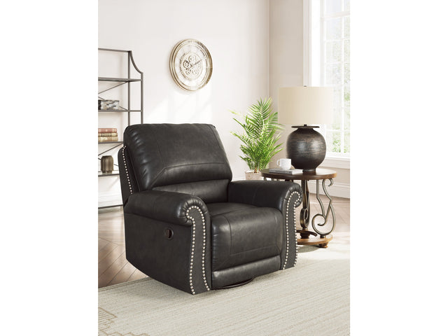 Chasemore Granite Swivel Glider Recliner (Online Special Price) - Ornate Home