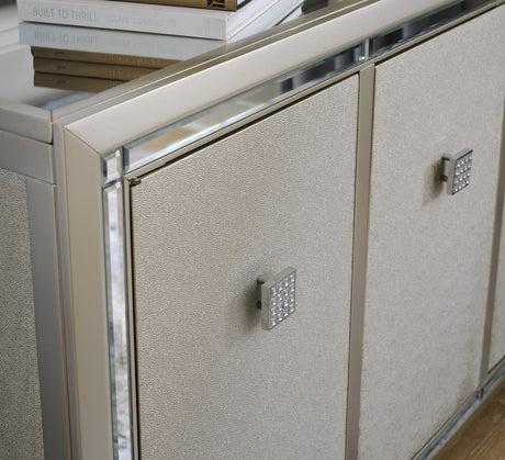 Chaseton Champagne Accent Cabinet - Ornate Home