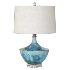 Chasida Blue Ceramic Lamp - Ornate Home