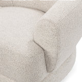 Chassia Dusty Beige Swivel Chair - Ornate Home
