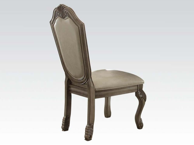 Chateau De Ville Antique White Side Chair (Set Of 2) - Ornate Home