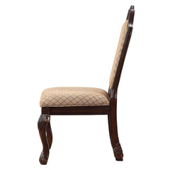 Chateau De Ville Beige/Espresso Side Chair (Set of 2) - Ornate Home