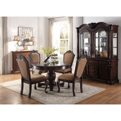 Chateau De Ville Beige/Espresso Side Chair (Set of 2) - Ornate Home