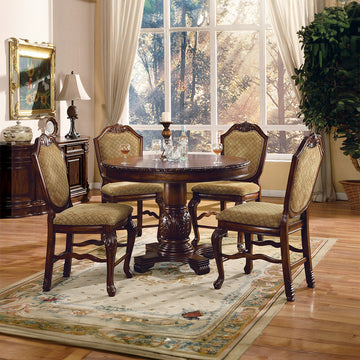 Chateau De Ville Espresso Counter Height Table - Ornate Home