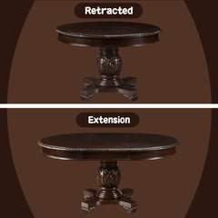 Chateau De Ville Espresso Dining Table - Ornate Home