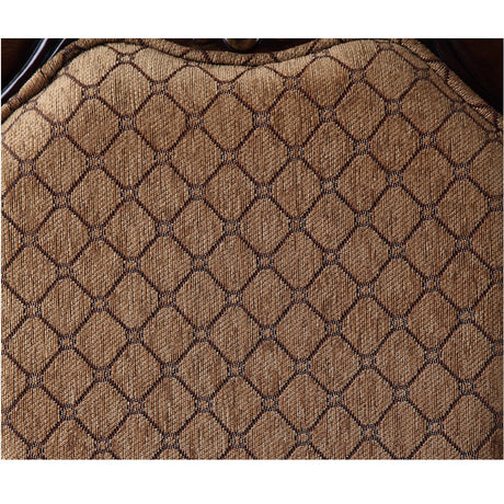 Chateau De Ville Fabric & Cherry Arm Chair - Ornate Home