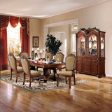 Chateau De Ville Fabric & Cherry Side Chair - Ornate Home