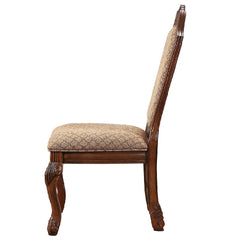 Chateau De Ville Fabric & Cherry Side Chair - Ornate Home
