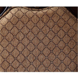 Chateau De Ville Fabric & Espresso Arm Chair - Ornate Home