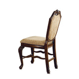 Chateau De Ville Fabric & Espresso Counter Height Chair - Ornate Home