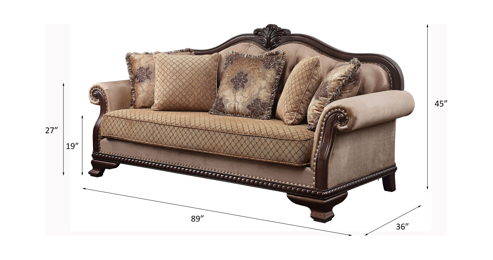 Chateau De Ville Sofa - Ornate Home