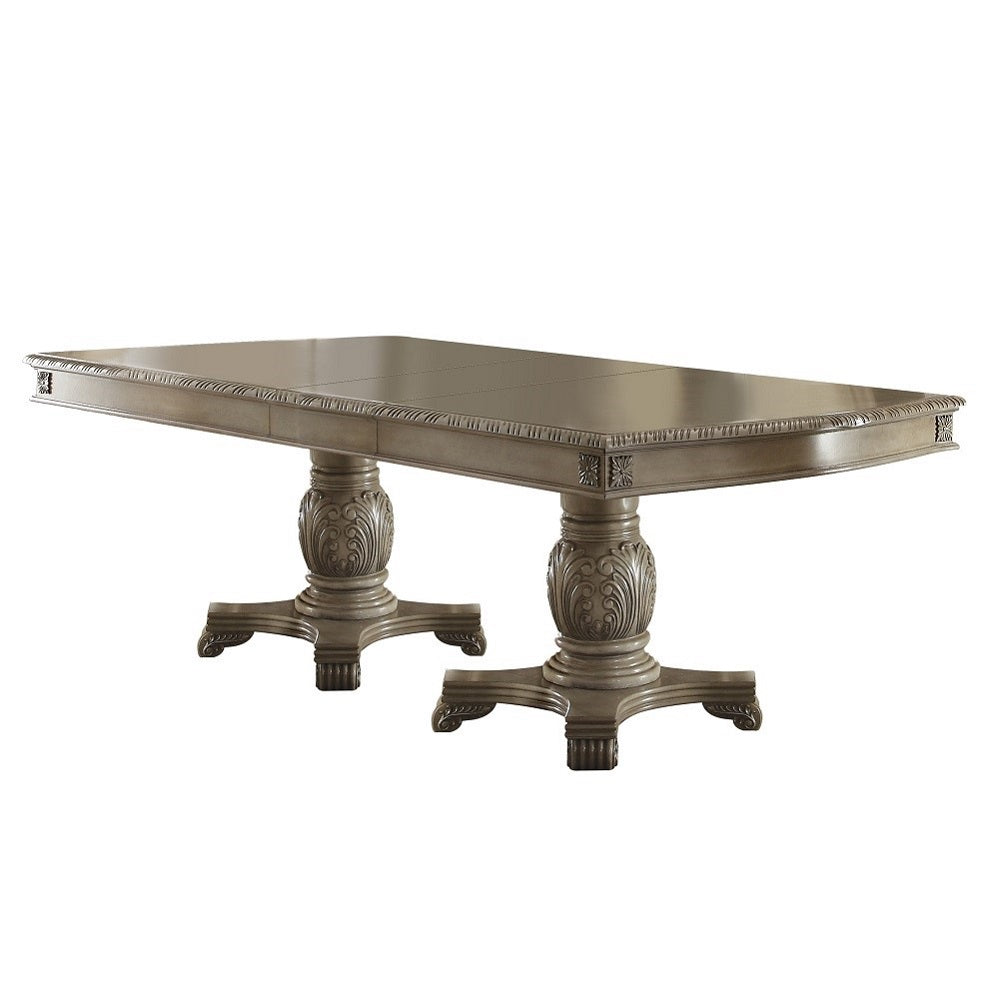 Chateau de Ville Antique White Dining Table - Ornate Home