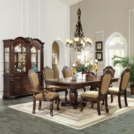 Chateau de Ville Espresso Double Dining Table - Ornate Home