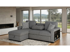 Chatham Gray Left-Chaise Sectional - Ornate Home