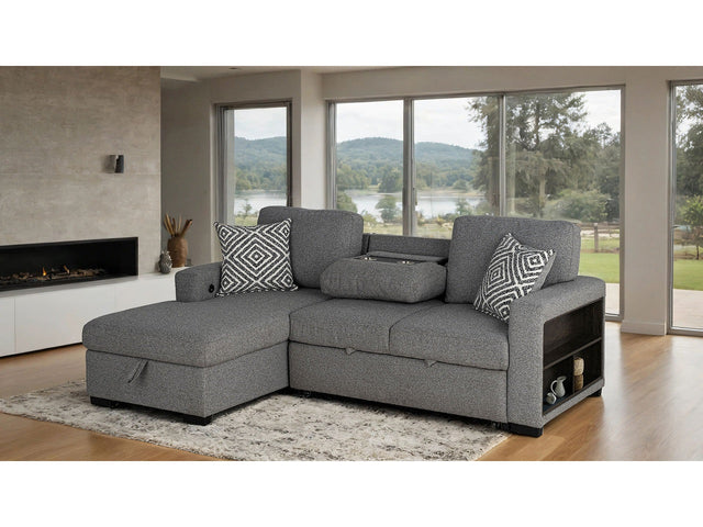 Chatham Gray Left-Chaise Sectional - Ornate Home