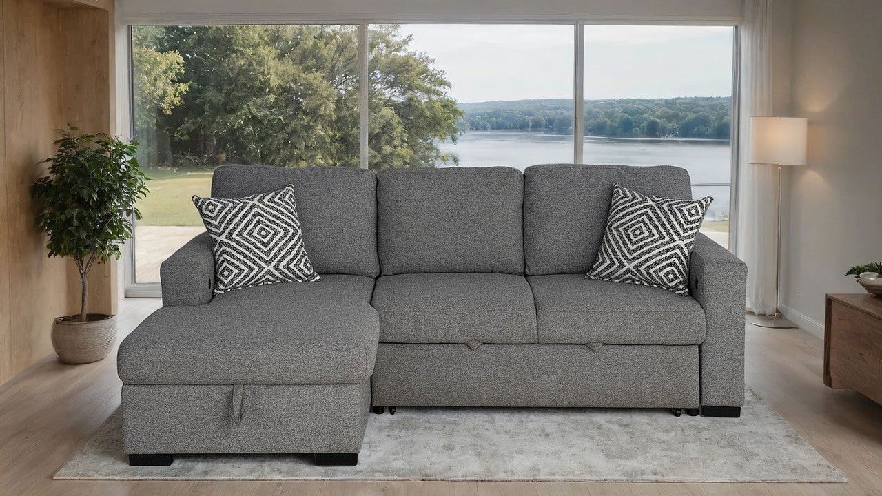Chatham Gray Left-Chaise Sectional - Ornate Home