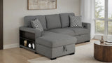 Chatham Gray Left-Chaise Sectional - Ornate Home