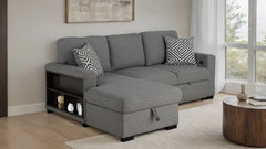 Chatham Gray Left-Chaise Sectional - Ornate Home