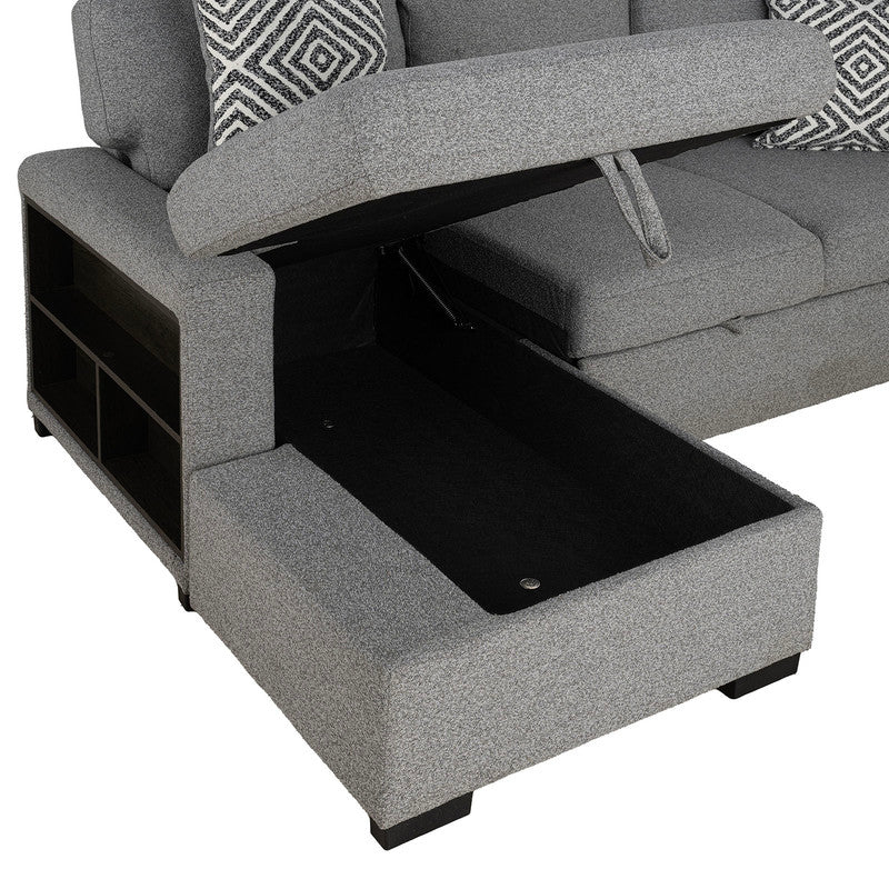 Chatham Gray Left-Chaise Sectional - Ornate Home
