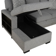 Chatham Gray Left-Chaise Sectional - Ornate Home