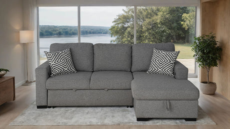 Chatham Gray Right-Chaise Sectional - Ornate Home