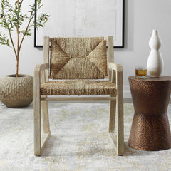 Chatham Woodtone Seagrass Dining Chair - Ornate Home