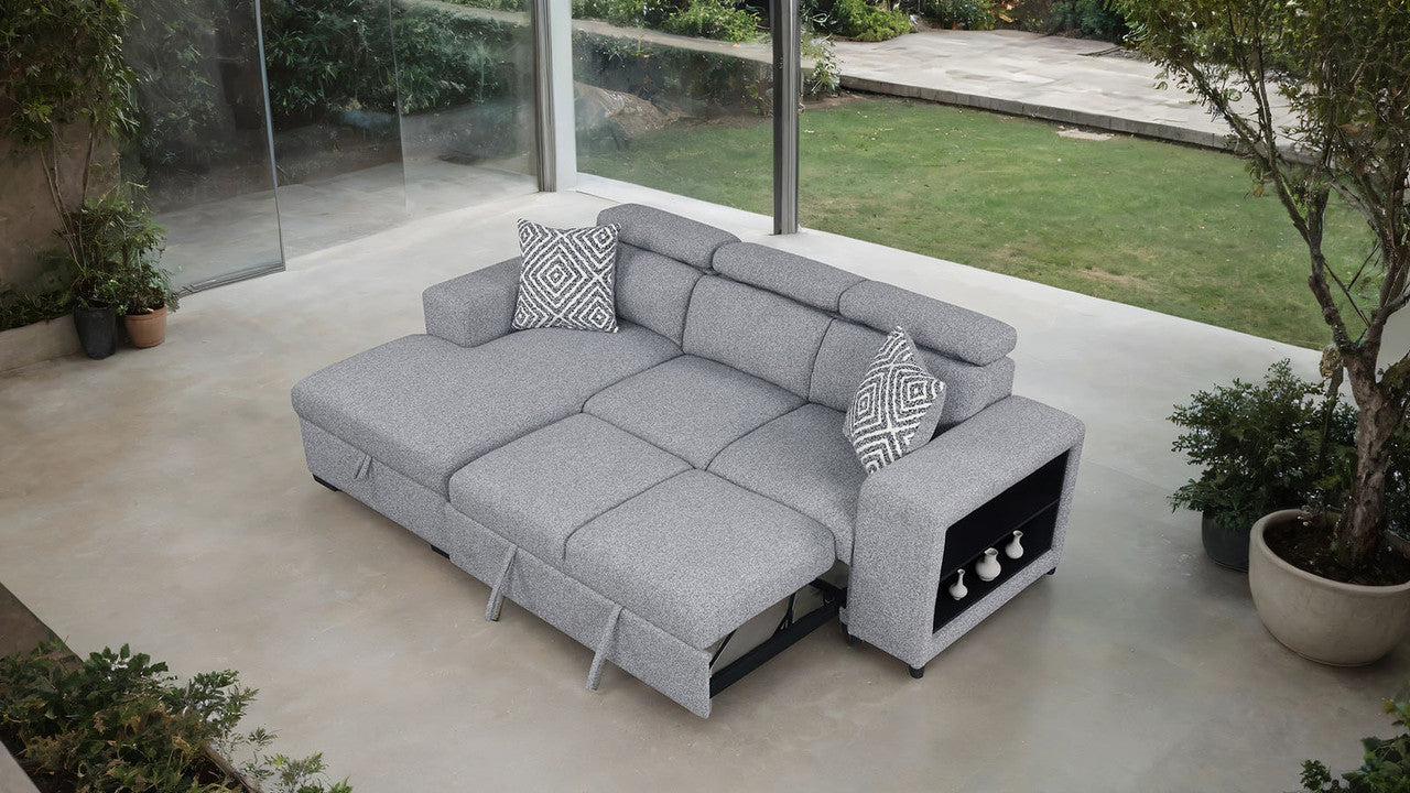 Chatteris Gray Left-Chaise Sectional - Ornate Home
