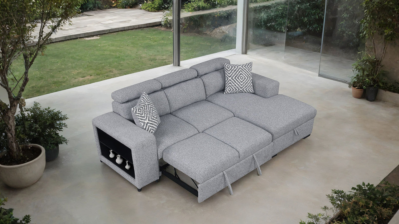 Chatteris Gray Right-Chaise Sectional - Ornate Home
