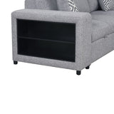Chatteris Gray Right-Chaise Sectional - Ornate Home