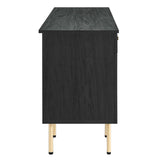 Chaucer Black Office Desk - Ornate Home
